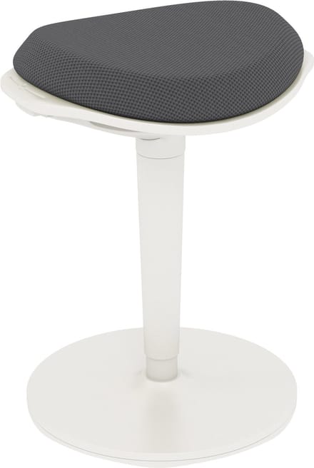 HOMCOM schommelhocker - ergonomisch - in hoogte verstelbaar - grijs