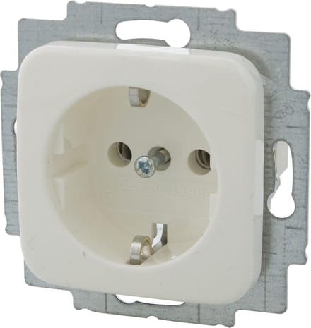 BUSCH-JAEGER Reflex Wandcontactdoos - Randaarde - Inbouw - polarwit - 10 stuks