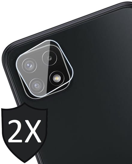 Camera Screenprotector geschikt voor Samsung Galaxy A22 5G - 2x Glas Screen Protector