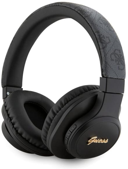 Guess 4G Tone on Tone Bluetooth 5.3 - Stereo Over-Ear Koptelefoon - Zwart