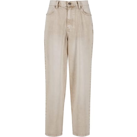 Urban Classics - 90's Jeans white dirty washed Broek rechte pijpen - Taille, 38 inch - Wit
