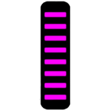 ProGuard Bolt On V1 - Front - Sticker - Mini - Magenta
