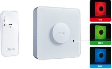 Draadloze deurbelset voor koppeling aan bestaande deurbelinstallatie - M-E Bell-340 41162