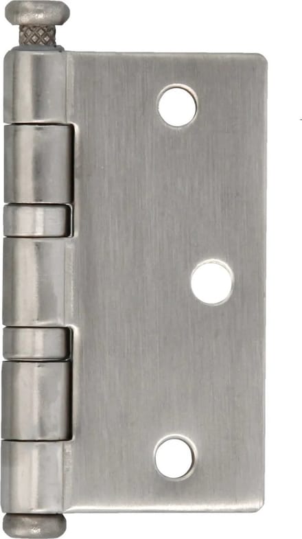 Kogellagerscharnier - Roestvrij Staal - 76x76 Mm - Met Rechte Hoeken