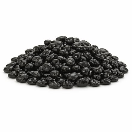 Home & Styling decoratie stenen - 650ml - zwart - hobby steentjes - sier stenen