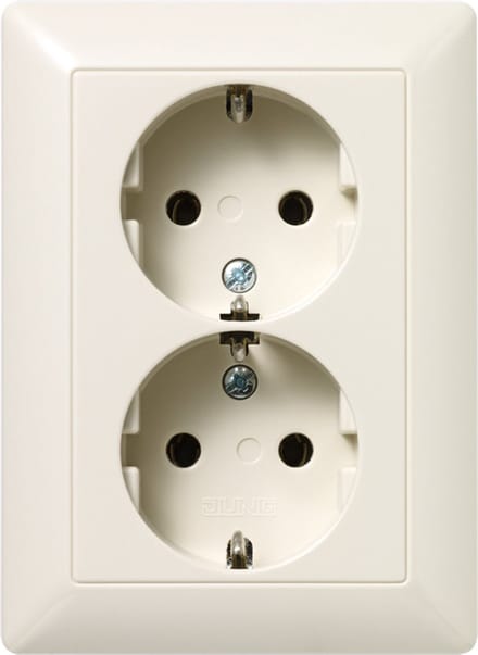 Jung AS500 wandcontactdoos (WCD-schakelmateriaal) - AS5020NKIU - E32RR