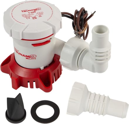 Handmatige Lenspomp 12 Volt met Draad - Hoog Vermogen voor Boten en Jachten