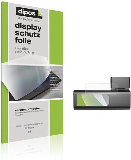 dipos – 4x Matte Beschermfolie geschikt voor Wolfbox i03 | Krasbestendige & antireflecterende Screenprotector Ultra-Thin