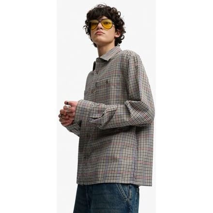 Superdry Bench Boxy Katoenen Overshirt Brown Grootte: S
