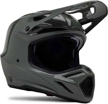 FOX V3 RS Carbon Solid Grijs MIPS Crosshelm - Helm