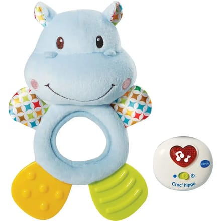 Blauwe krokodil nijlpaard muzikale mobiel Vtech Electronics Europe