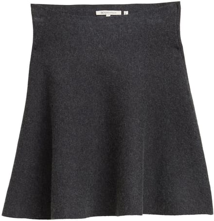 Tom Tailor Denim - Mini skater gebreide rok - Maat XS - Shale Grey Melange