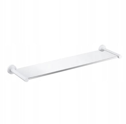 Omnires Modern Project Glazen Plank 55cm Mat Wit MP60930WM