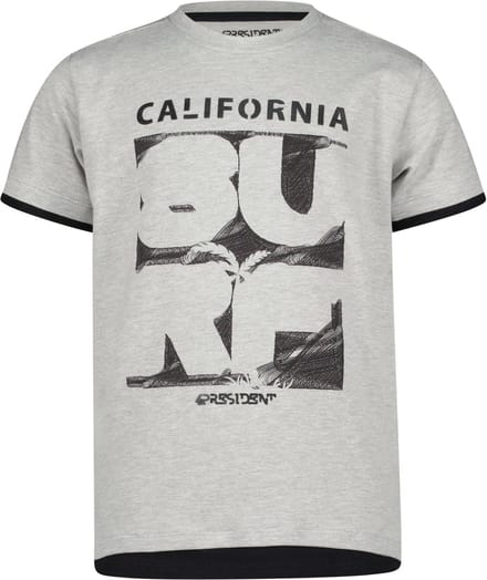 4PRESIDENT T-shirt jongens - Grey - Maat 110