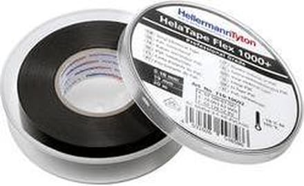 HellermannTyton HelaTape Flex 1000+ 710-10602 Isolatietape HelaTape Flex 1000+ Zwart (l x b) 20 m x 19 mm 1 stuk(s)