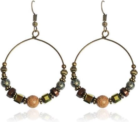 Jomide Oorhangers Trendy Drop steen - Dames