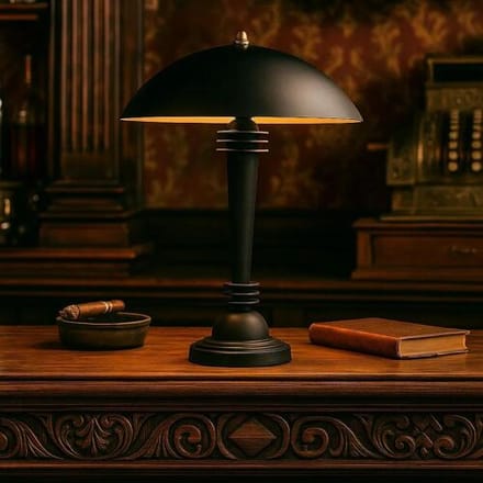 KS Verlichting Dax tafellamp zwart