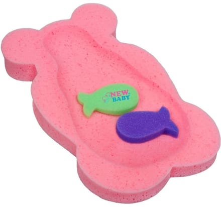 New Baby BASIC badzitje schuim 58cm roze - Badmatje baby