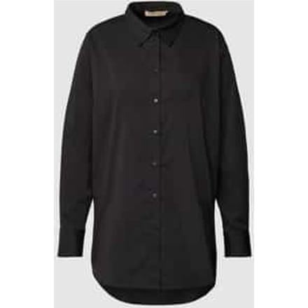 Overhemdblouse met kentkraag en knoopsluiting