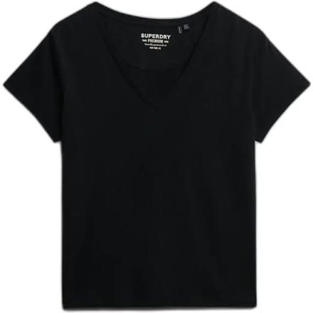 Superdry - Studios Slub T-shirt met Borduursel - Dames - T-shirts