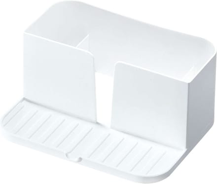 iDesign - Sink Caddy met Onderblad - Gerecycled Polypropyleen - Wit
