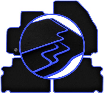 CARLUX-BLUE automatten voor: Ford S-MAX MK1 minivan (2006-2011)