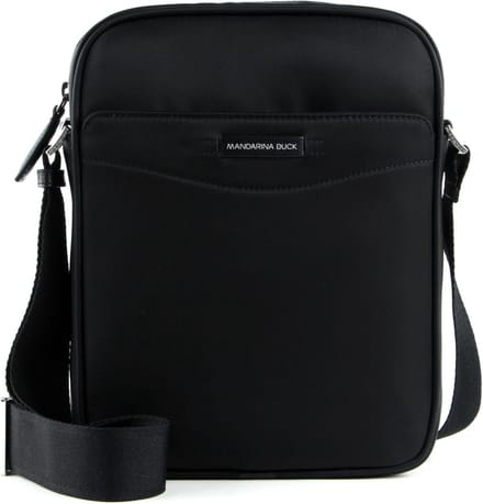 MANDARINA DUCK Schoudertas Eco Times Reporter Black Zwart
