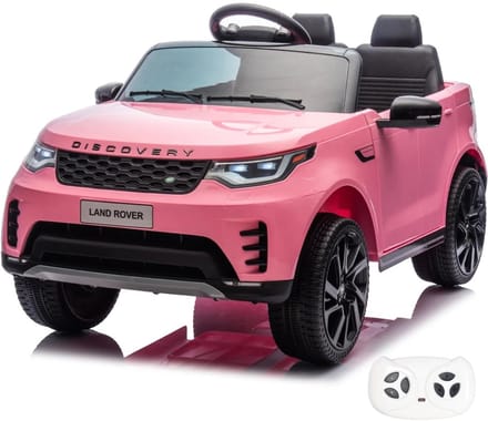 Land Rover Discovery - Elektrische Kinderauto 12V - 1 tot 6 jaar - Roze