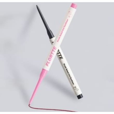 FLORTTE - Retractable Gel Eyeliner Pencil - 3 Colors #01 Black - 50mg