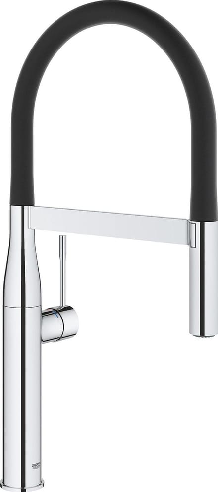 GROHE Essence Professional Keukenkraan - Hoge draaibare uitloop - 2 straalopties - Chroom