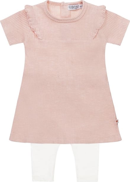 Dirkje R-SMILE Meisjes Kledingset - Pink - Maat 86
