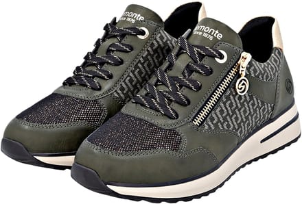 Gloria-sneakers met veters en rits
