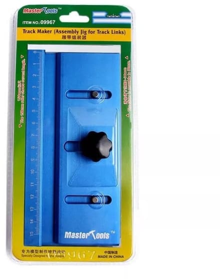 Master Tools Hobbybasisvoorwerp - MasterTools 09967 Tracks Maker - Montagemal voor Modelbouw Rupsschakels Gereedschap