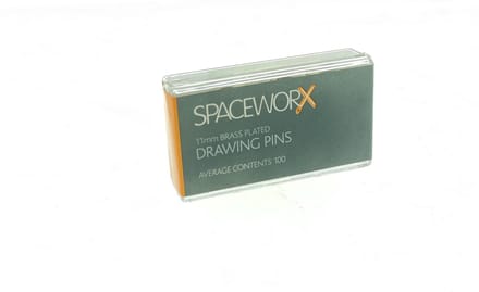 Spaceworx Punaises - Goudkleurig - Messing Verguld - 11 mm - 100 stuks