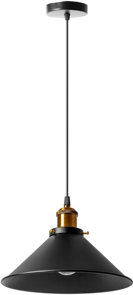 Toolight App016-1Cp Porto Hanglamp Zwart 26X10X15,5Cm