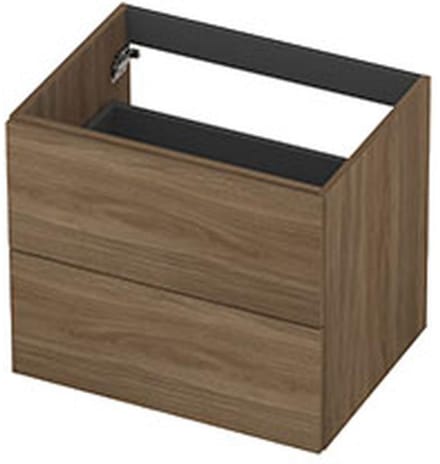 INK - Onderkast 2L Decor Softclose Tbv Greep - 600x450x520 Mm - Zuiver Eiken