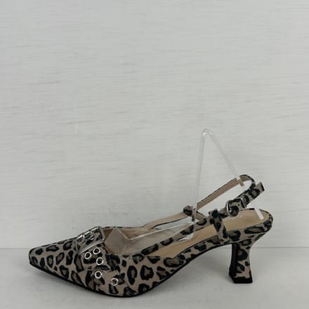 Stoere slingbacks met hakje panter Panter / 37