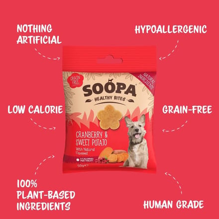 Soopa Healthy Bites Cranberry & Sweet Potato