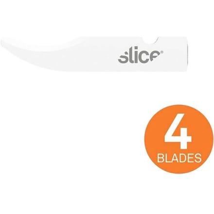 Slice 10536 Keramische reservemesjes, close-up-scheider afgerond 4 stuk(s)