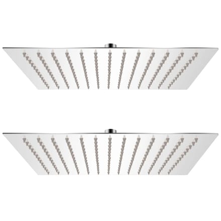 vidaXL - Regendouchekop - 2 - st - 30x30 - cm - roestvrij - staal