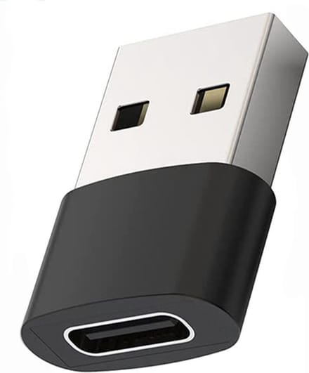 USB A naar USB C Adapter - OTG-USBC1 - Zwart