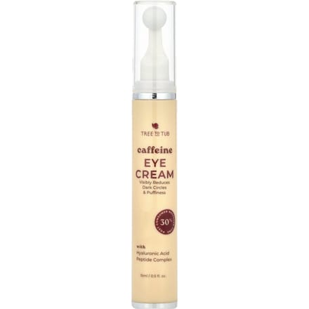 Tree To Tub, Cafeïnehoudende Oogcrème, 0,5 fl oz (15 ml) white
