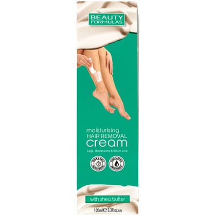Beauty Formulas Moisturising Hair Removal Cream With Shea Butter - 100 ml