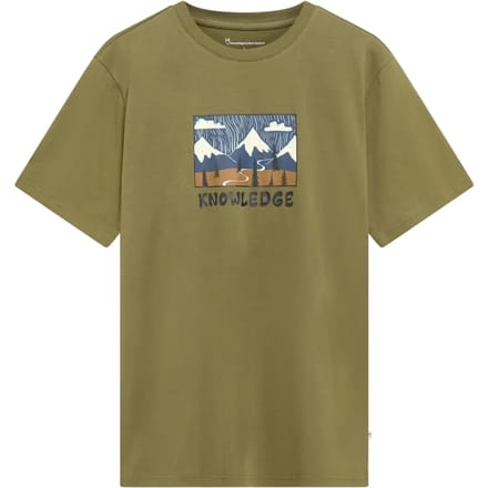 T-shirt met bedrukking voor Organic Cotton KnowledgeCotton Apparel