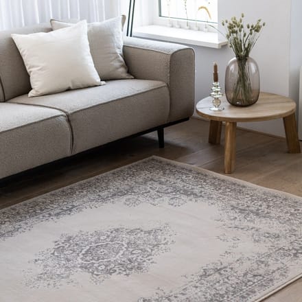 Vintage vloerkleed Keshan Zand/Beige - 80 x 150 cm - (XS)