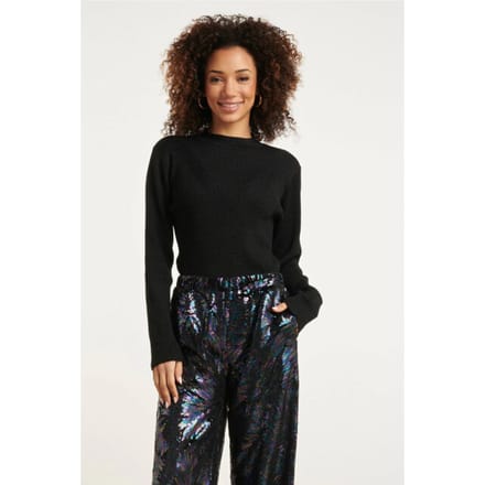 Smashed Lemon 24788 e geribde coltrui met lurex |