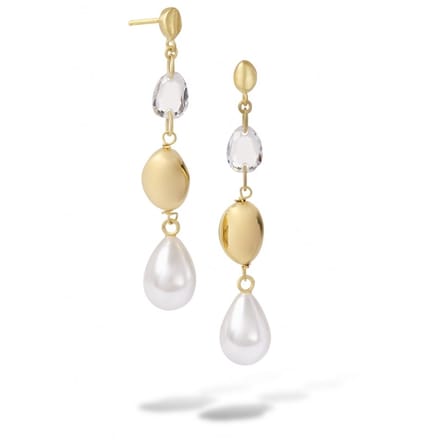 Casa TG.1351.00 - Nouveau White Goudkleur - Oorbellen
