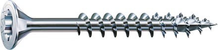 Universele Houtschroeven 4x60mm - 500 Stuks - Deeldraad - Verzonken Kop - Splijtpreventie