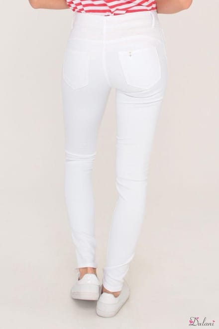 Broek Toxik3 met normale taille wit 36