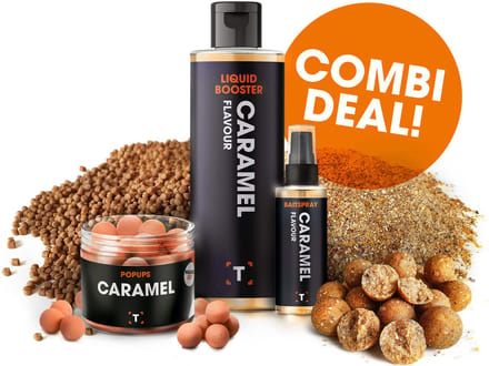 Caramel Combi Deal 15MM - Karpervissen - Partikels - Karper Aas - Karper Vissen - Karper Voer - Karper